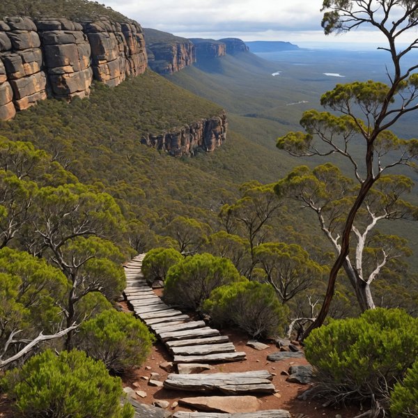Quels sont les meilleurs itinéraires pour une randonnée dans les montagnes des Grampians, Australie?